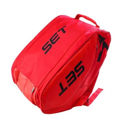 Porta Racchette Set Sanyo Wolf Rosso