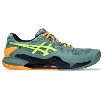 Scarpe Asics Gel Resolution 9 Padel Verdi